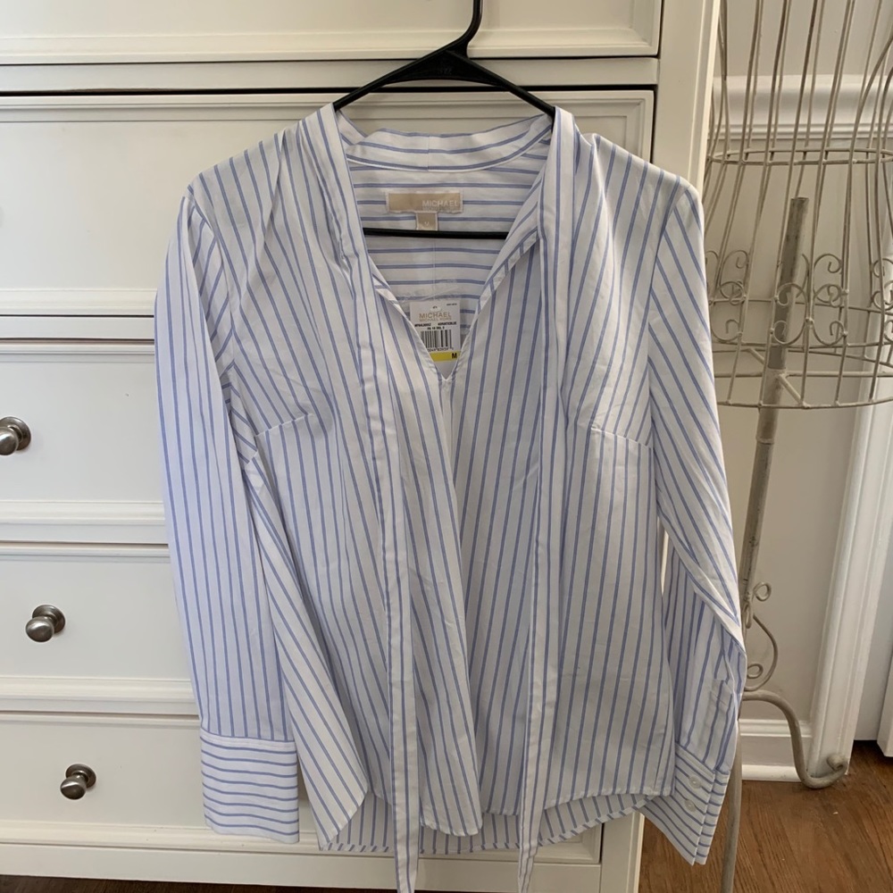 Michael Kors striped blouse